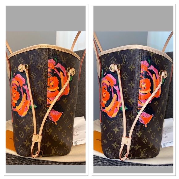 🎈SOLD🎈Louis Vuitton Roses Neverfull MM - Picture 4 of 16